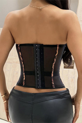 Strapless Corset Tank Top