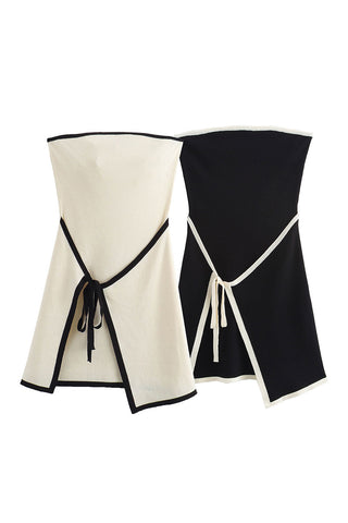 Halter Fishnet Tassel Cover-Up Top