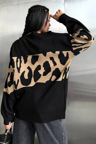 Leopard Patterned Sweater
