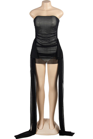 Elegant Ruched Evening Dress