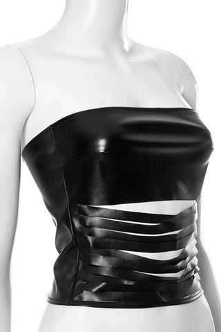 Strapless Cutout Tank Top