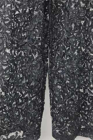 Sequin Mesh Wide Leg Pants