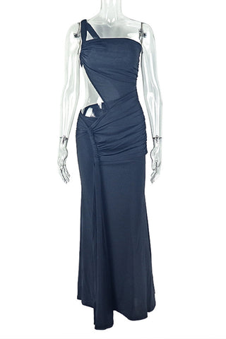 Elegant Ruched Evening Dress