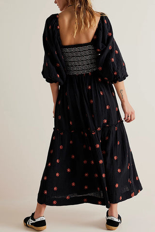 Floral Smocked Dress