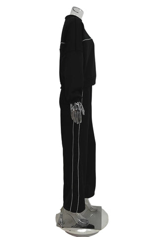 Stylish Two-Piece Track Suit Set
