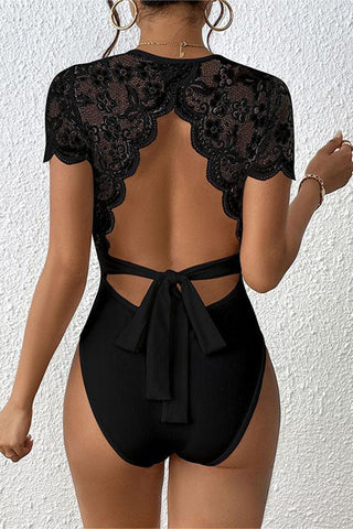 Lace Sleeve Bodysuit