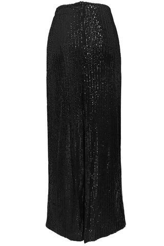 High Waist Long Slip Skirt