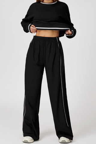 Crew Neck Long Sleeve Active Top