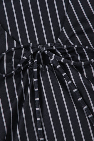 Polka Dot Ruched Tie-Front Tank