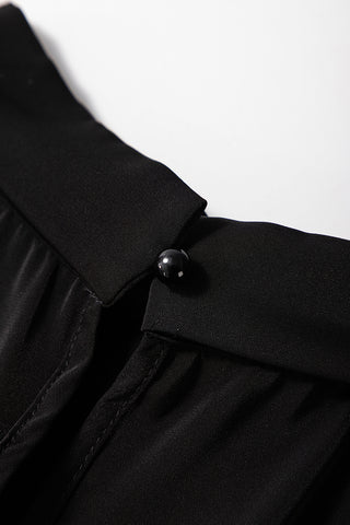 Keyhole Lace Raglan Sleeve Blouse