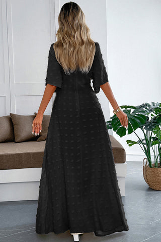 Elegant V-Neck Casual Maxi Dress