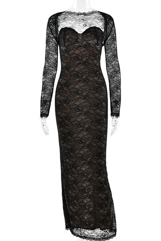Elegant Lace Evening Dress