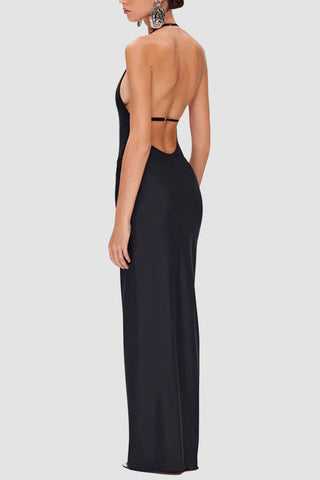 Halter Swimsuit and Sarong Set