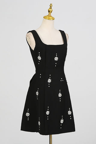 Embellished A-Line Evening Dress