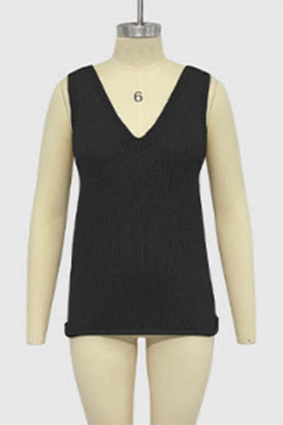 V-Neck Sleeveless Tank Top