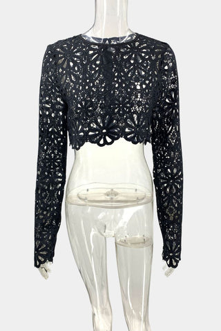 Floral Lace Skirt Set