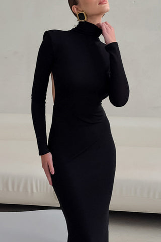 Elegant Open-Back Evening Gown