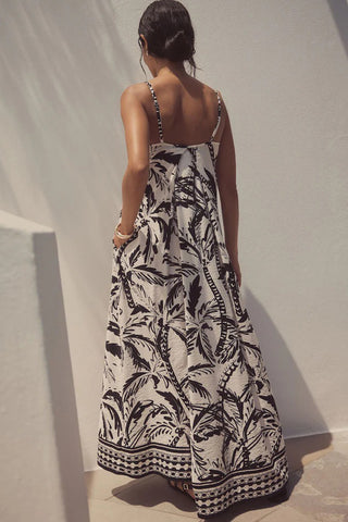 Printed Maxi Casual Dress