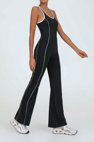 Flared Activewear Jumpsuit