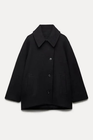 Classic Button-Front Blazer