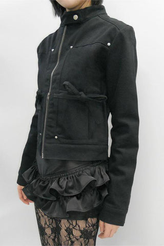 Zip-Front Casual Jacket