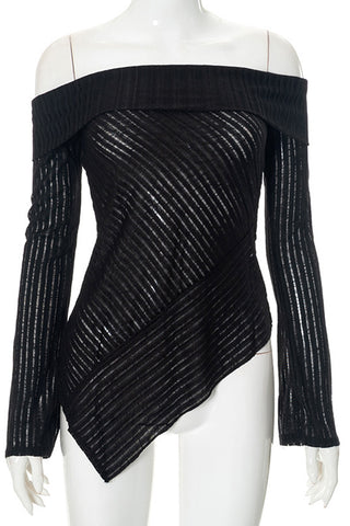 Off-Shoulder Asymmetrical Top