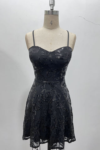 Strappy Floral Mini Dress