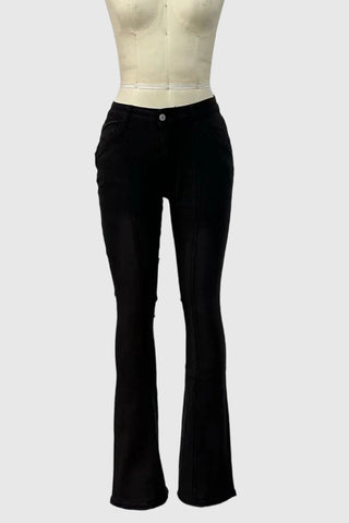 High Waist Flared Denim Jeans