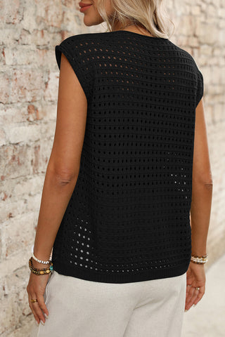 Crochet Tie Front Vest