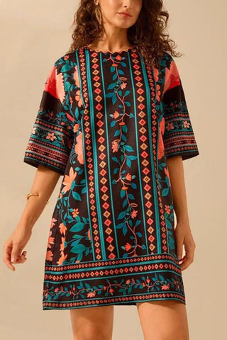 Graphic Print T-Shirt Mini Dress