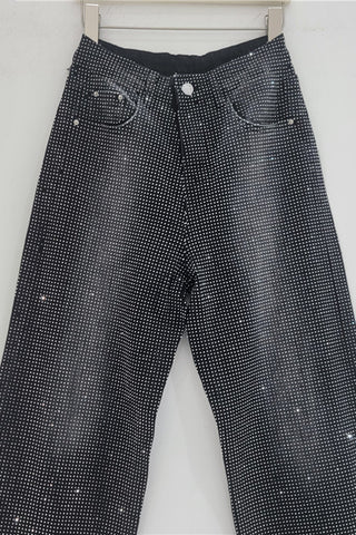 Embellished Straight-Leg Jeans