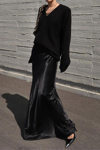 Elegant Maxi Skirt with Flowing Silhouette