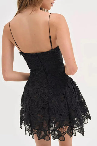 Lace Spaghetti Strap Dress