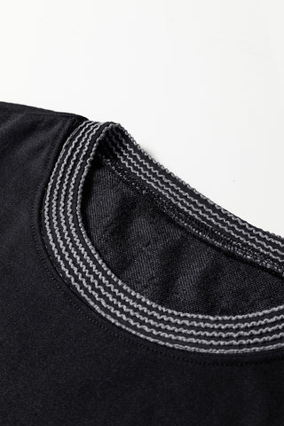 Rhinestone Pumpkin Long Sleeve Patchwork Top