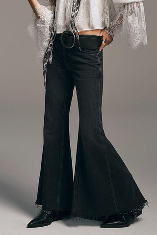 Stylish Wide-Leg Flare Jeans