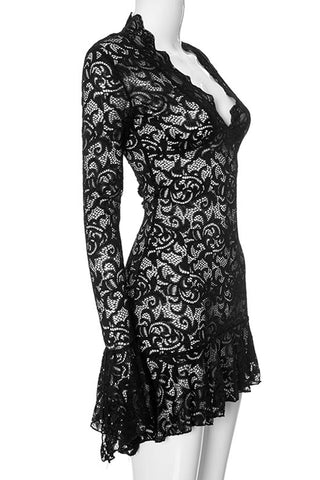 Lace V-Neck Night Out Dress