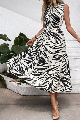 Sleeveless Tiered Casual Dress