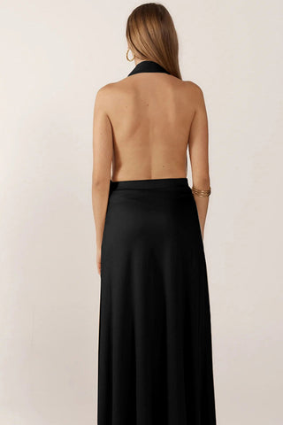 Elegant Maxi Halter Dress