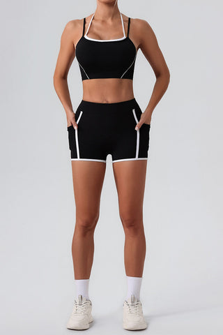 High-Waist Active Casual Shorts