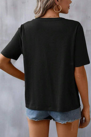 Floral Detail T-Shirt