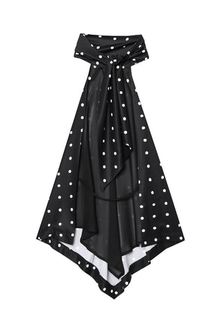 Polka Dot Wrap Top