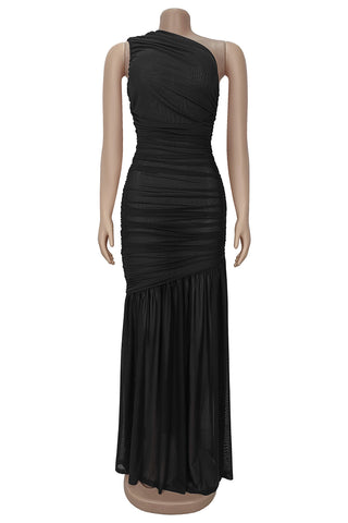 One-Shoulder Maxi Dress