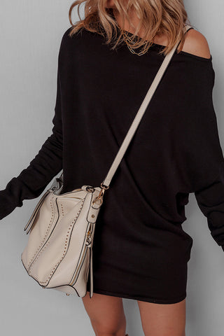 Off-Shoulder Casual Dress