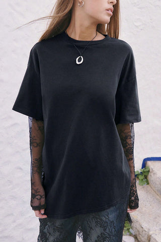 Asymmetrical Layered T-Shirt