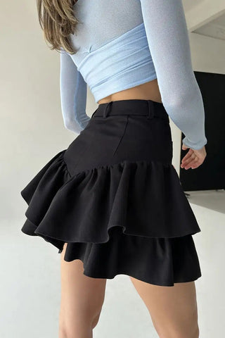 Flirty Tiered Ruffle Skirt
