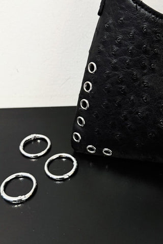 Sleek Eyelet Shoulder Bag