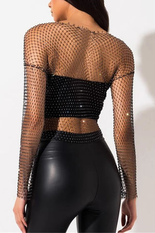 Mesh Overlay T-Shirt