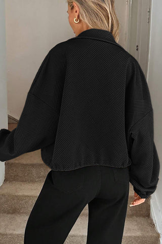 Zip-Up Textured Jacket