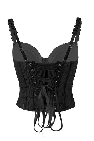 Lace Detail Bustier Top