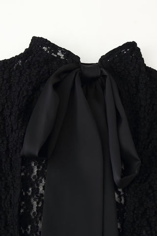 Elegant Lace High-Neck Bodysuit